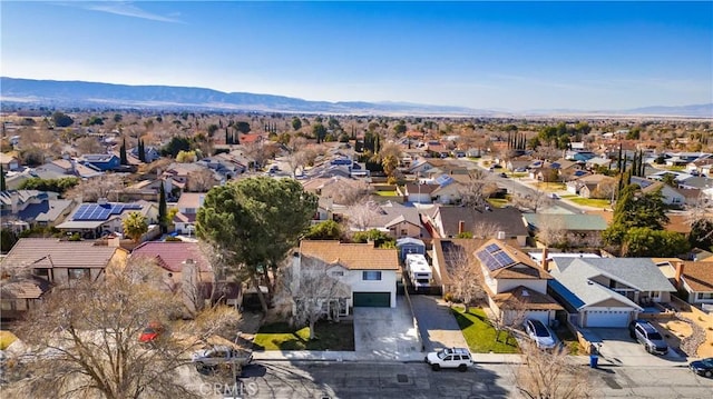 43007 Pearlwood Dr, Lancaster, CA 93536 - aerial perspective of suburban area featuring mountains