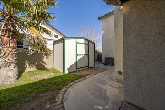 43007 Pearlwood Dr, Lancaster, CA 93536 - view of shed featuring cooling unit