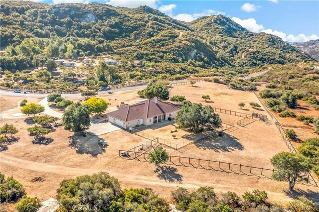 10204 Mount Olympus Valley Rd, Fallbrook, CA 92028 - overview of rural landscape with mountains