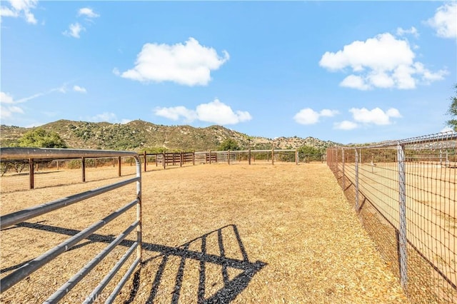 10204 Mount Olympus Valley Rd, Fallbrook, CA 92028 - view of yard with a mountain view and a view of rural / pastoral area
