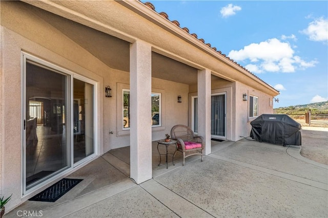 10204 Mount Olympus Valley Rd, Fallbrook, CA 92028 - view of patio featuring grilling area