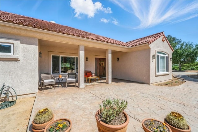 10204 Mount Olympus Valley Rd, Fallbrook, CA 92028 - view of patio with an outdoor living space