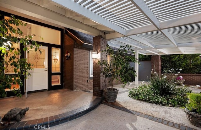 5941 E Valley Forge Dr, Orange, CA 92869 - view of patio featuring a pergola