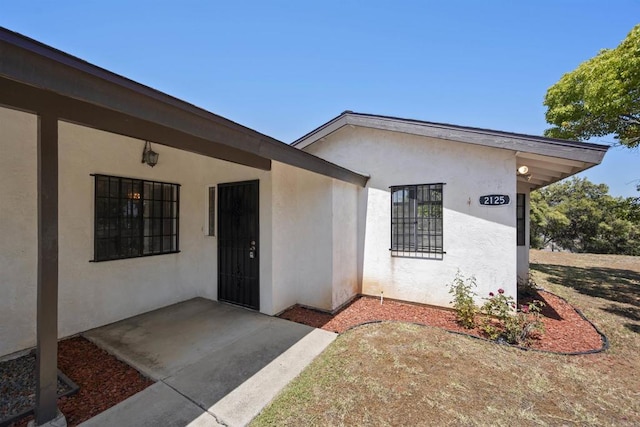 2125 Prospect St, National City, CA 91950 - doorway to property with stucco siding
