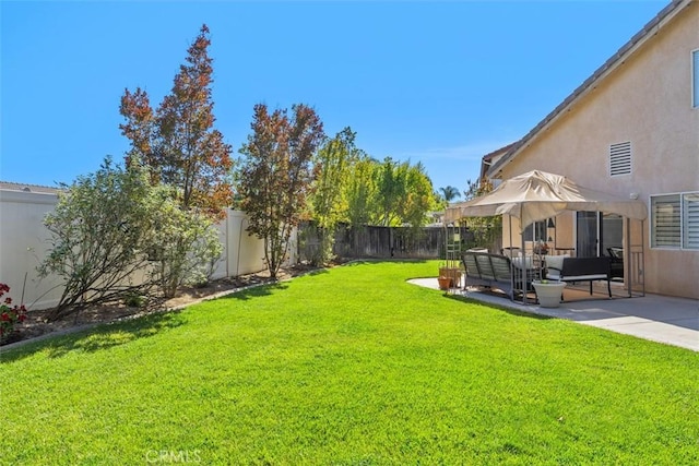 32295 Via Arias, Temecula, CA 92592 - view of yard featuring outdoor lounge area and a patio area