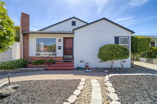 273 Almond St, San Luis Obispo, CA 93405 - view of front of home with a chimney and brick siding
