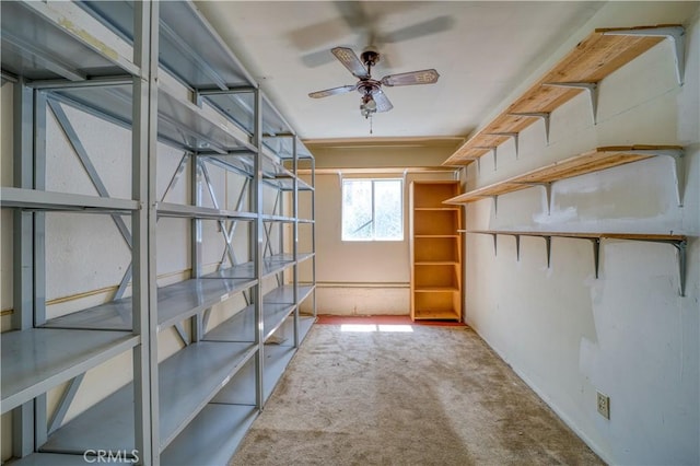 273 Almond St, San Luis Obispo, CA 93405 - storage room with a ceiling fan