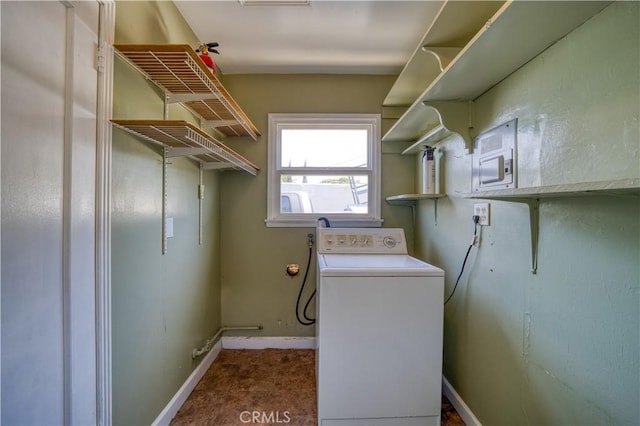 273 Almond St, San Luis Obispo, CA 93405 - washroom with washer / dryer and baseboards