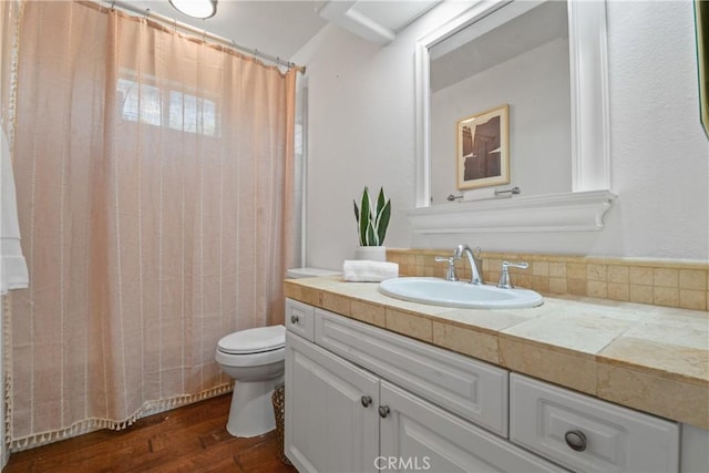 112 Del Cabo, San Clemente, CA 92673 - full bath featuring toilet, vanity, and wood finished floors