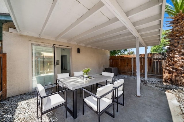1377 Wheaton Way, Riverside, CA 92507 - view of patio / terrace with outdoor dining space
