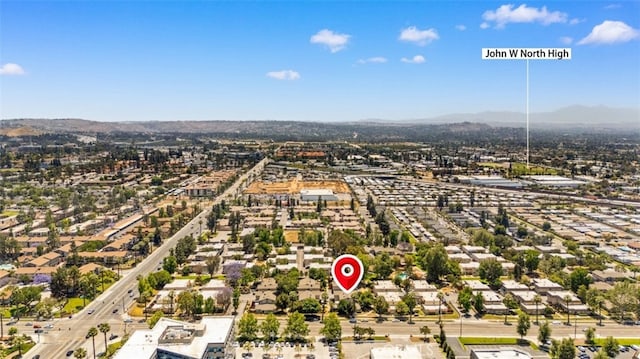 1377 Wheaton Way, Riverside, CA 92507 - drone / aerial view of a mountain backdrop