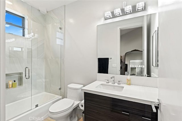 152 El Levante, San Clemente, CA 92672 - bathroom with toilet, vanity, and enclosed tub / shower combo