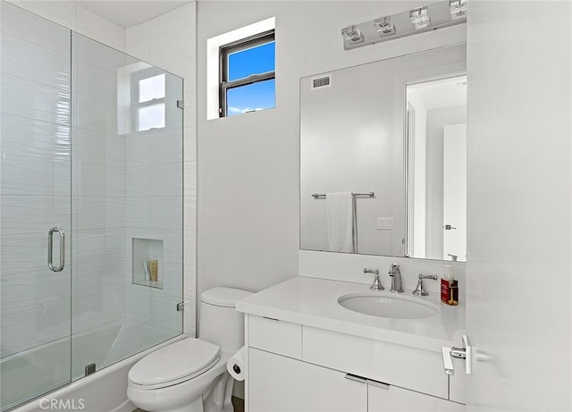 152 El Levante, San Clemente, CA 92672 - full bathroom with toilet, vanity, and enclosed tub / shower combo
