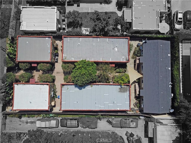 1325 Douglas St, Los Angeles, CA 90026 - aerial view of property and surrounding area featuring property parcel outlined