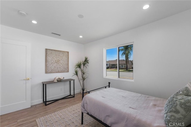 212 Oak Pl, Brea, CA 92821 - bedroom featuring wood finished floors, recessed lighting, and baseboards