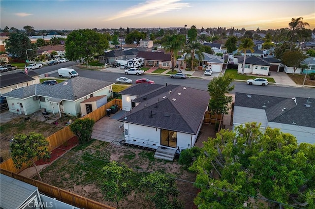 212 Oak Pl, Brea, CA 92821 - aerial view at dusk of a residential view