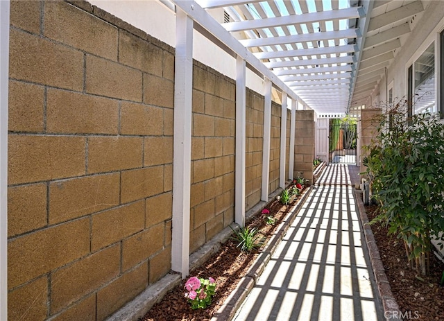 2620 W Cobblestone Rd, La Habra, CA 90631 - view of patio / terrace with a pergola and a gate