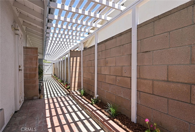 2620 W Cobblestone Rd, La Habra, CA 90631 - view of patio featuring a pergola and a gate