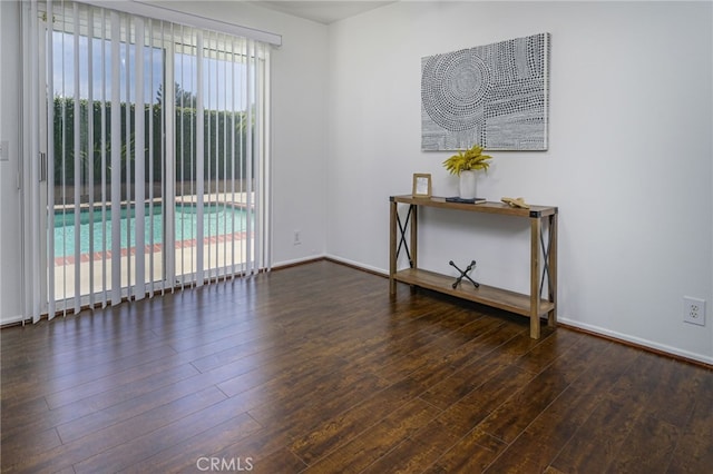 2620 W Cobblestone Rd, La Habra, CA 90631 - unfurnished room featuring hardwood / wood-style flooring and baseboards
