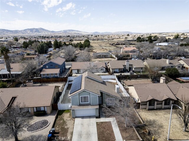 38633 Angele Trumpet Ct, Palmdale, CA 93550 - aerial perspective of suburban area featuring a mountainous background