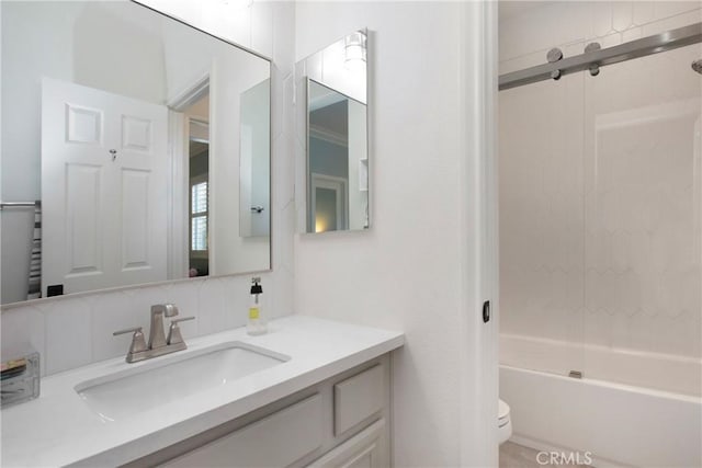 4 Sunswept Mesa, Aliso Viejo, CA 92656 - bathroom with vanity, toilet, and shower / tub combination
