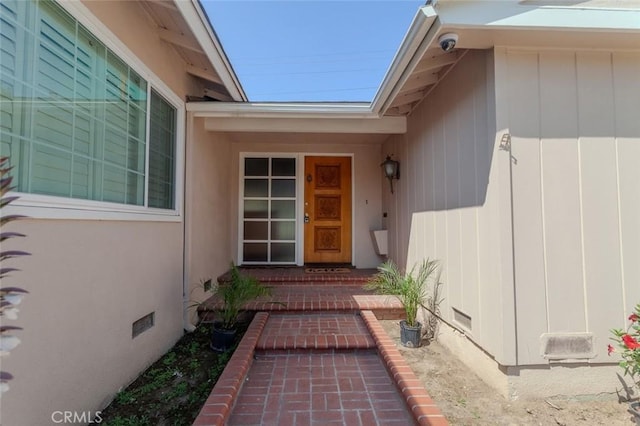 1991 Heather Dr, Monterey Park, CA 91755 - view of exterior entry with a surveillance system and crawl space