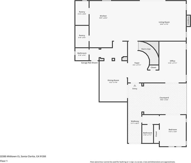 22385 Midtown Ct, Saugus, CA 91350 - home floor plan