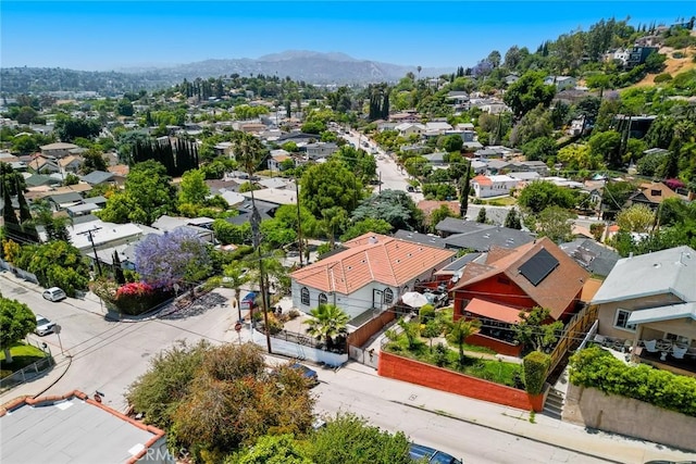 1935 Wollam St, Los Angeles, CA 90065 - aerial view of residential area with a mountain backdrop
