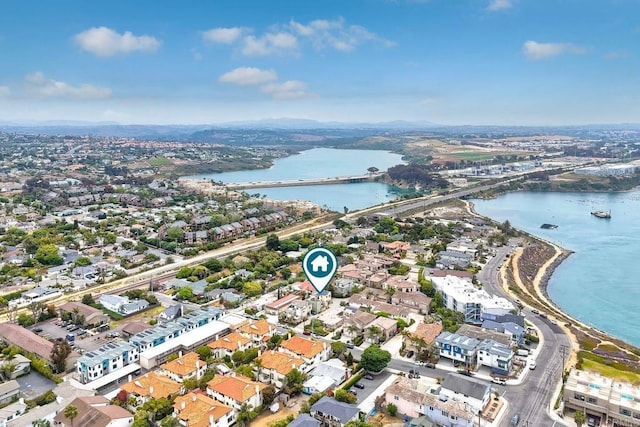 295 Chinquapin Ave, Carlsbad, CA 92008 - drone / aerial view of a nearby body of water and a notable bridge