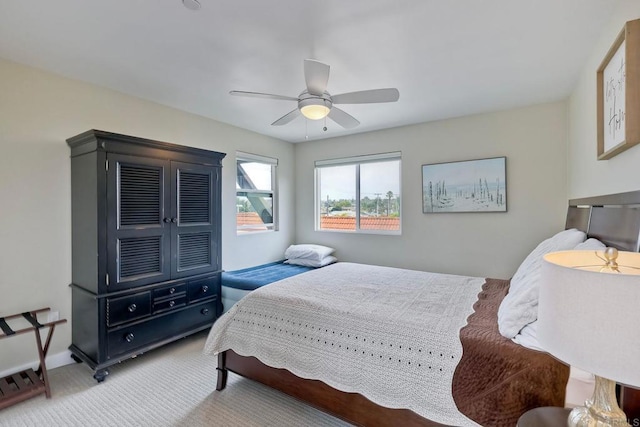 295 Chinquapin Ave, Carlsbad, CA 92008 - carpeted bedroom with a ceiling fan