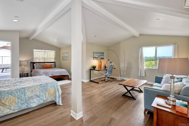 295 Chinquapin Ave, Carlsbad, CA 92008 - bedroom with multiple windows, wood finished floors, baseboards, and recessed lighting