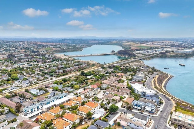 295 Chinquapin Ave, Carlsbad, CA 92008 - aerial perspective of suburban area featuring a nearby body of water and a notable bridge