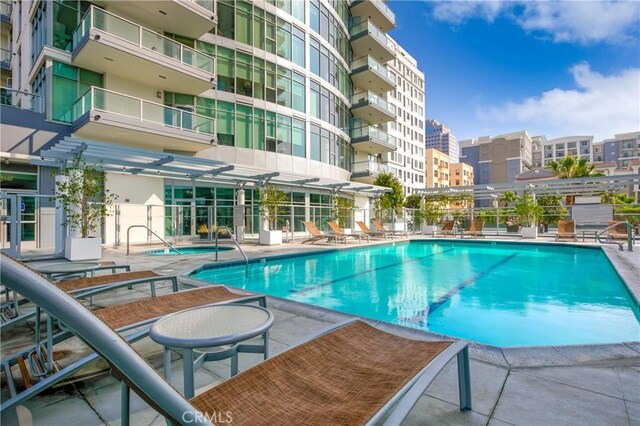 411 W Seaside Way Unit 1103, Long Beach, CA 90802 - community pool featuring a patio