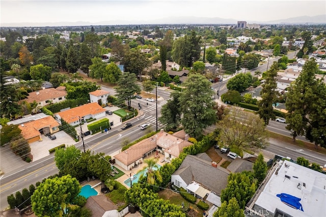 14060 Chandler Blvd, Sherman Oaks, CA 91401 - drone / aerial view of a pool area