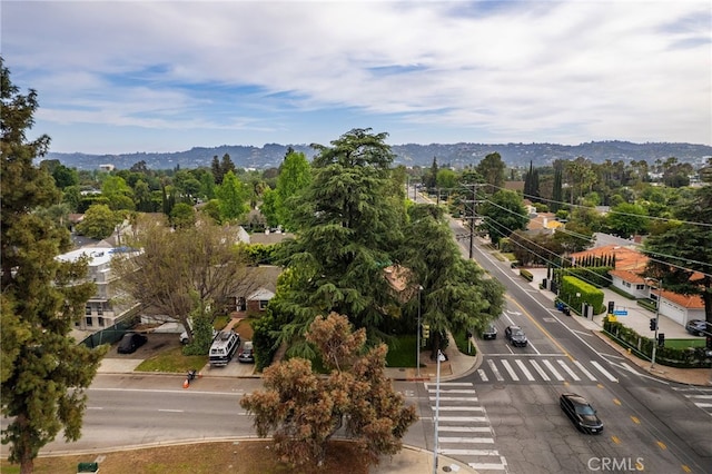 14060 Chandler Blvd, Sherman Oaks, CA 91401 - drone / aerial view of a mountainous background