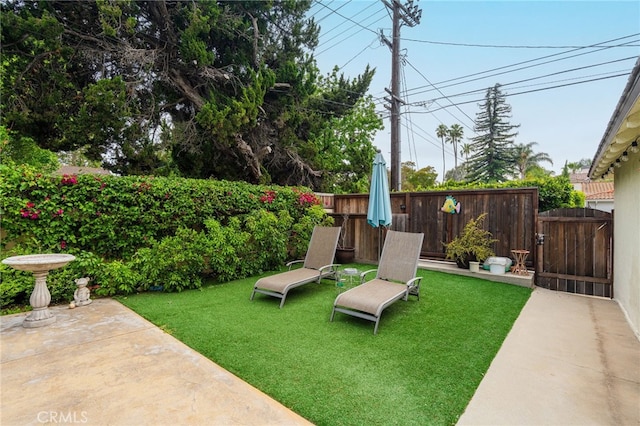 14060 Chandler Blvd, Sherman Oaks, CA 91401 - view of yard with a patio and a gate