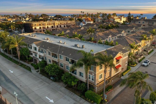 2778 Carlsbad Blvd Unit 201, Carlsbad, CA 92008 - aerial view at dusk of a residential view