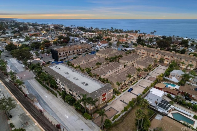 2778 Carlsbad Blvd Unit 201, Carlsbad, CA 92008 - aerial view at dusk of a water view