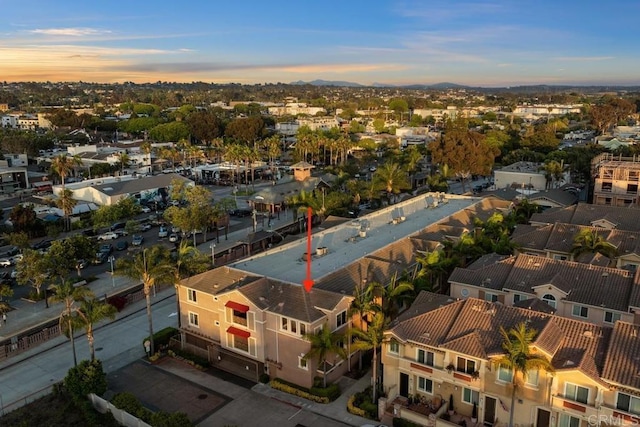 2778 Carlsbad Blvd Unit 201, Carlsbad, CA 92008 - aerial view at dusk of a residential view