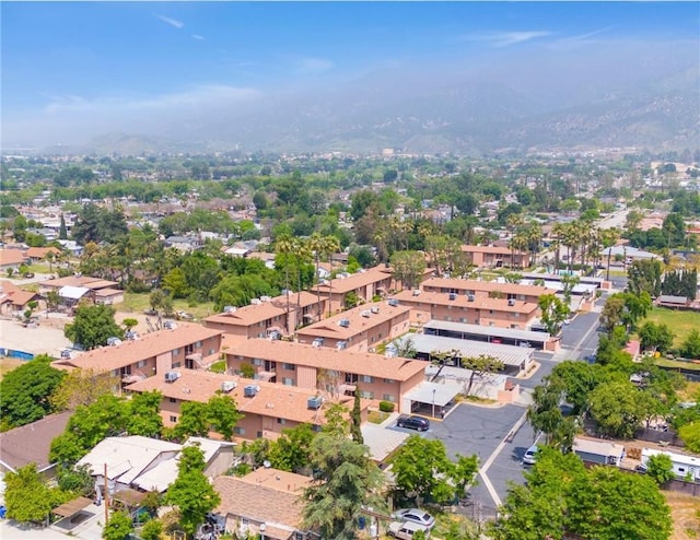 345 W 41st St, San Bernardino, CA 92407 - aerial view of property and surrounding area with a mountain backdrop