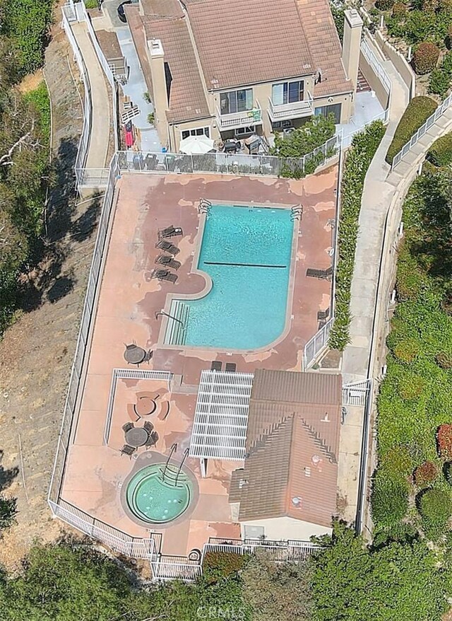2693 Lookout Cir, Chino Hills, CA 91709 - view of property location with a pool area