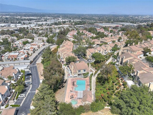 2693 Lookout Cir, Chino Hills, CA 91709 - aerial view of property's location featuring a pool and nearby suburban area