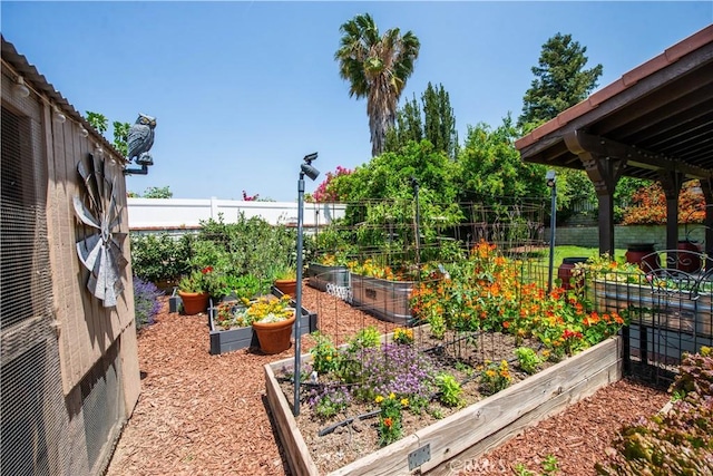 22447 Poplar St, Saugus, CA 91390 - view of yard with a garden