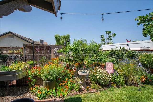 22447 Poplar St, Saugus, CA 91390 - view of yard featuring a vegetable garden