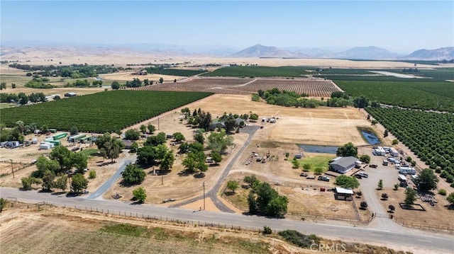 3298 N Zediker Ave, Sanger, CA 93657 - overview of rural landscape featuring abundant farmland and a mountainous background