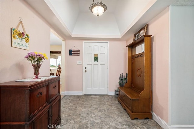 3298 N Zediker Ave, Sanger, CA 93657 - foyer entrance with a raised ceiling and baseboards
