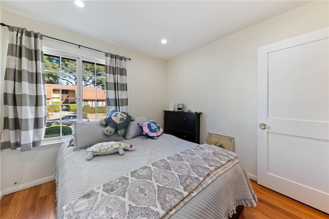 1319 Via Esperanza, San Dimas, CA 91773 - bedroom with baseboards, wood finished floors, and recessed lighting