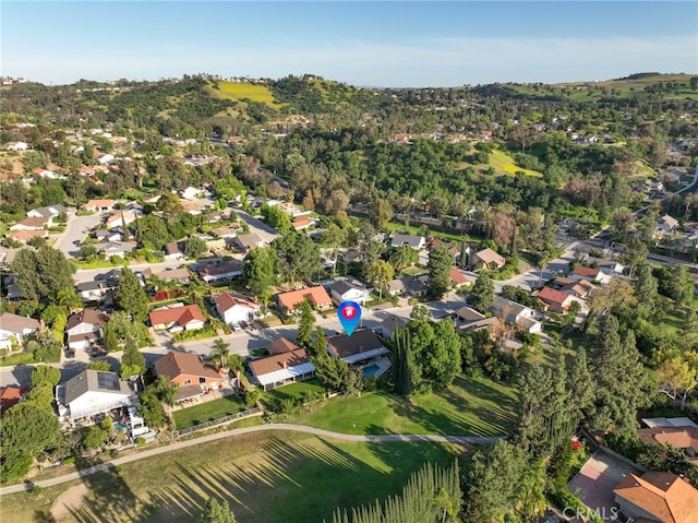 1319 Via Esperanza, San Dimas, CA 91773 - aerial overview of property's location featuring nearby suburban area