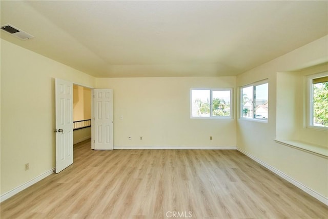 13855 Calada Dr, Moreno Valley, CA 92553 - empty room with light wood-style floors and baseboards