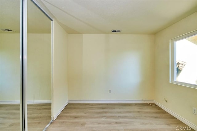 13855 Calada Dr, Moreno Valley, CA 92553 - unfurnished room featuring light wood-style flooring and baseboards